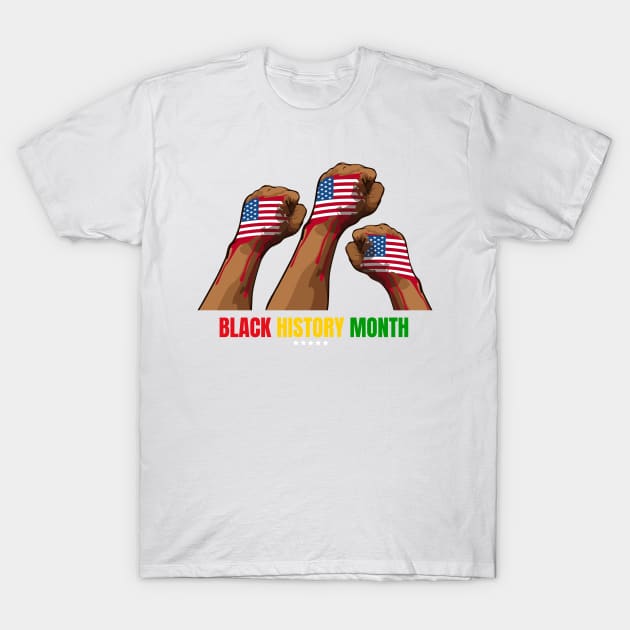 black history month T-Shirt by irvanelist